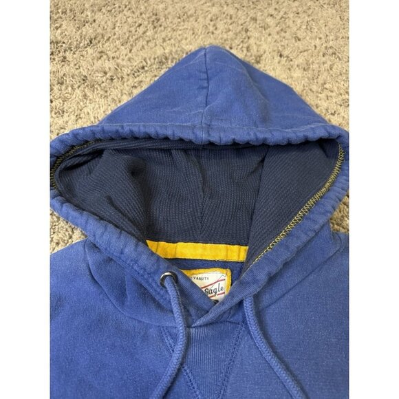 AMERICAN EAGLE Varsity Hoodie Heavyweight Thick Sweatshirt Y2k 90s Track LARGE - Picture 6 of 11